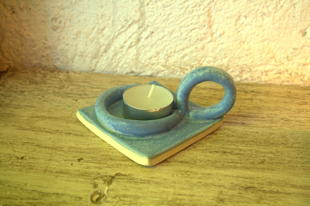 Handmade Ceramic Tray Candlestand