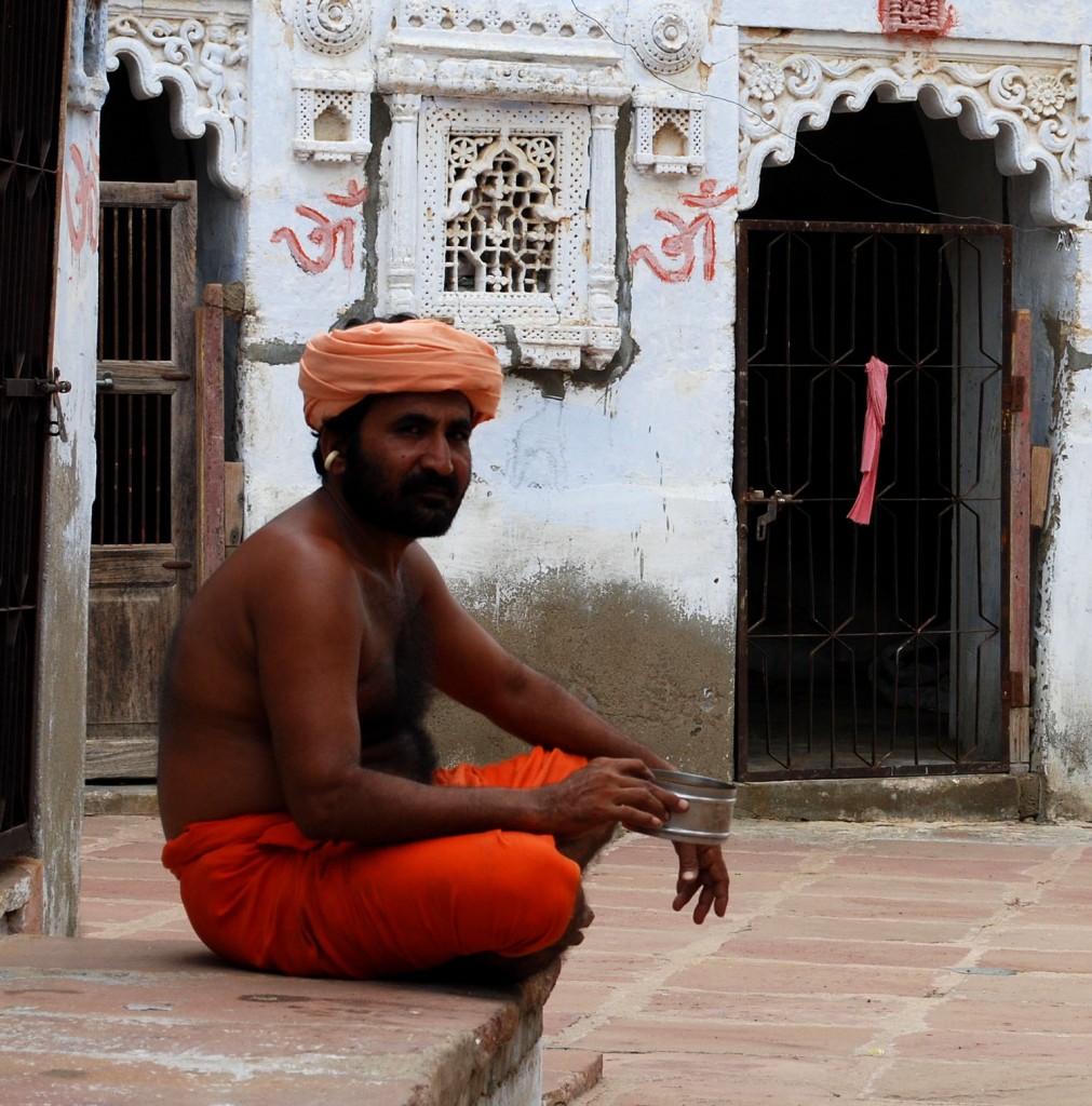 Monk at Than monastery, Kutch