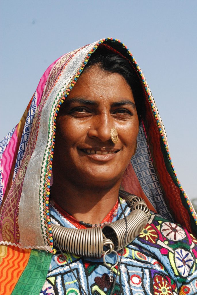 A Harijan woman in Banni, Kutch
