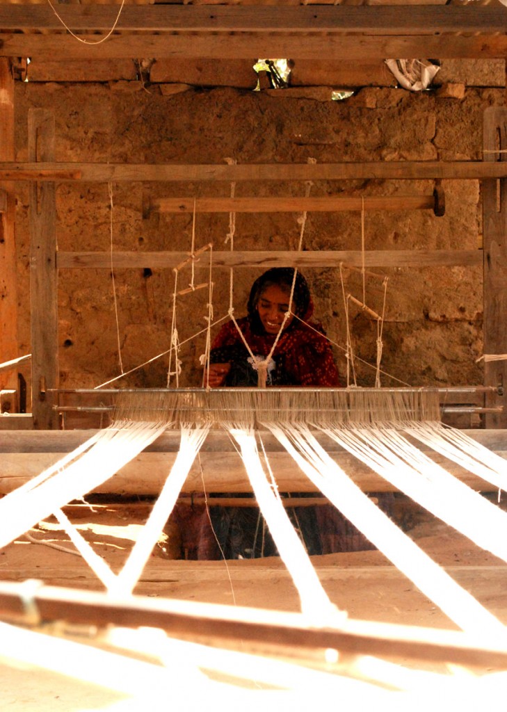 Baya ben, the weaver at Avadh nagar, Kutch