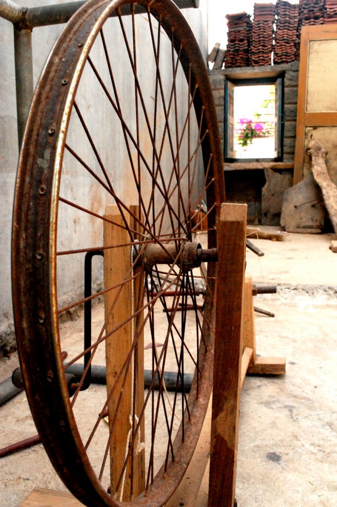 Baya ben, the weaver at Avadh nagar, Kutch