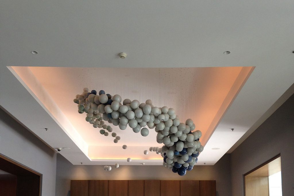 Holon, installation for Le Meridien by Rekha Goyal