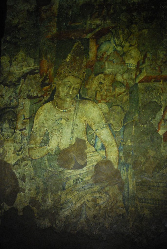 The Boddhisattva Padmapani in Cave 1, Ajanta